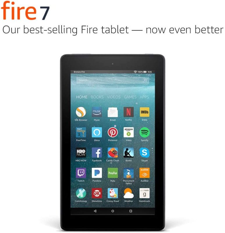 Photo 1 of Fire 7 Tablet (7" display, 8 GB) - Black - (Previous Generation - 7th)
