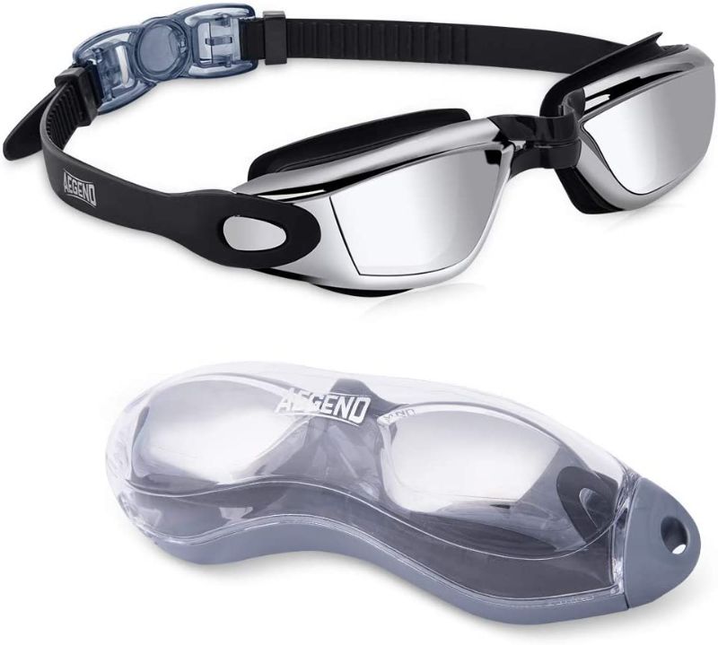 Photo 1 of Aegend Swim Goggles, Swimming Goggles No Leaking Full Protection Adult Men Women Youth
