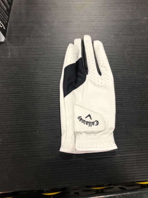 Photo 2 of Callaway Men ' S Weather Spann Golf Gloves - White SZ M
