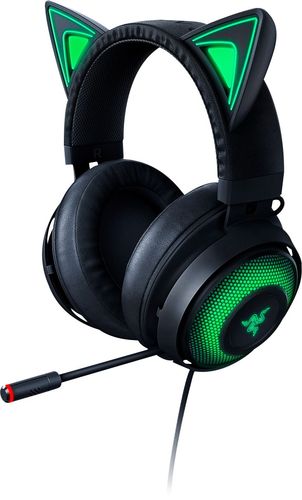 Photo 1 of Razer Kraken Kitty RGB USB Gaming Headset: for PC - Classic Black (1016322)
