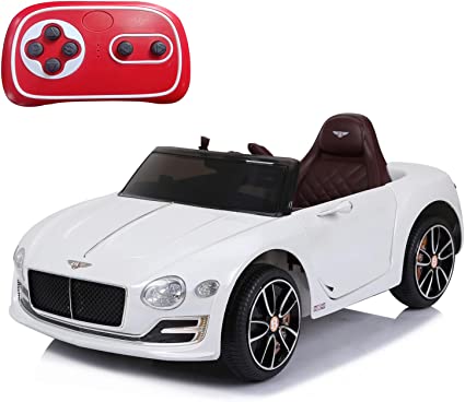 Photo 1 of PRIME CLUB 12V Electric Ride On Cars Drivable Motorized Toy Vehicle with Car Cover, Remote Control, LED Lights, MP3 for Boys Girls Toddlers(White)
