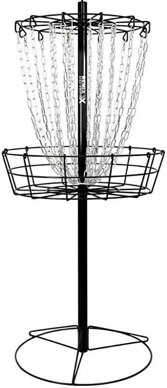 Photo 1 of Remix Double Chain Practice Basket for Disc Golf - BLACK 
