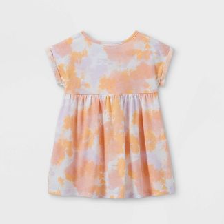 Photo 1 of **PACK OF 12** Grayson Mini Toddler Girls' Tie-Dye Henley Knit Dress - Pink, SIZE 5T

