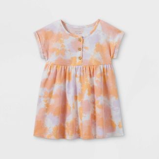 Photo 1 of **PACK OF 12** Grayson Mini Toddler Girls' Tie-Dye Henley Knit Dress - Pink, SIZE 5T