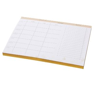 Photo 1 of 7''x10'' 80 Sheet Meal Plan Notepad - russell+hazel

