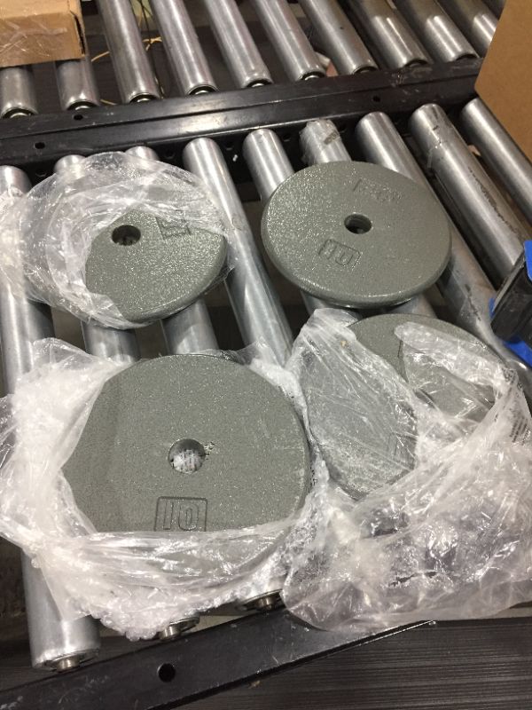 Photo 2 of 10LBS! CAP Barbell Cast Iron 1-Inch Weight Plate, pack of four 