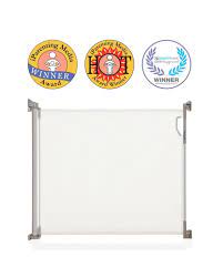 Photo 1 of 140 CM WHITE RETRACTABLE BABY GATE WHITE