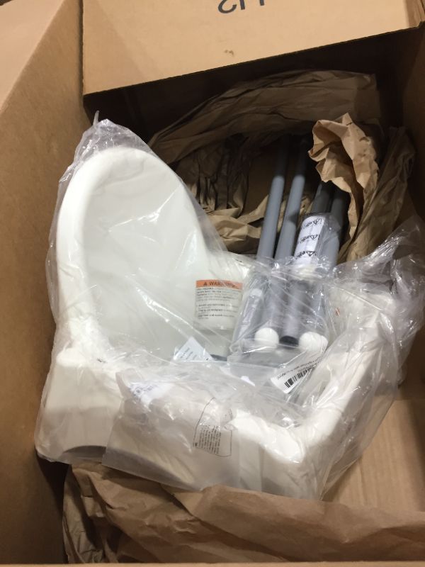 Photo 1 of ANTILOP High chair with tray, white/silver color