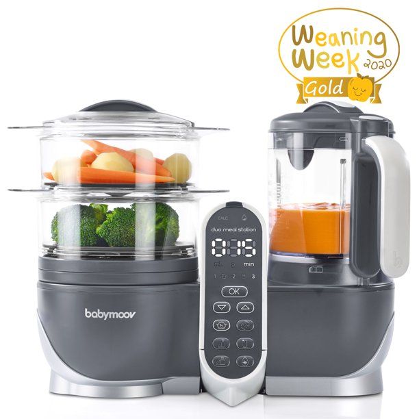 Photo 1 of Babymoov Duo Meal Station | 6 in 1 Food Processor with Steam Cooker Multi-speed Blender Baby Purees Warmer Defroster Sterilizer.
