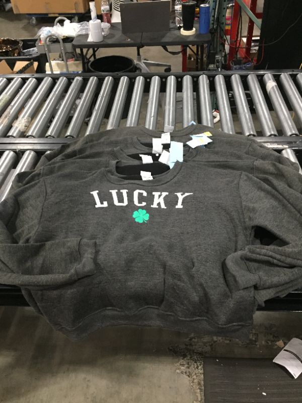 Photo 1 of Assorted sizes, lucky sweaters 