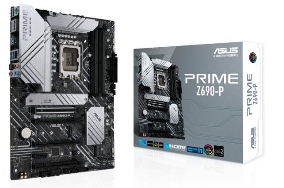 Photo 1 of Intel® Z690 (LGA 1700) ATX motherboard with PCIe® 5.0, DDR5, three M.2 slots, 14+1 DrMOS, HDMI®, DisplayPort™, 2.5 Gb Ethernet, USB 3.2 Gen 2x2 Type-C®, front USB 3.2 Gen 1 Type-C®, Thunderbolt™ 4 header and Aura Sync RGB lighting
