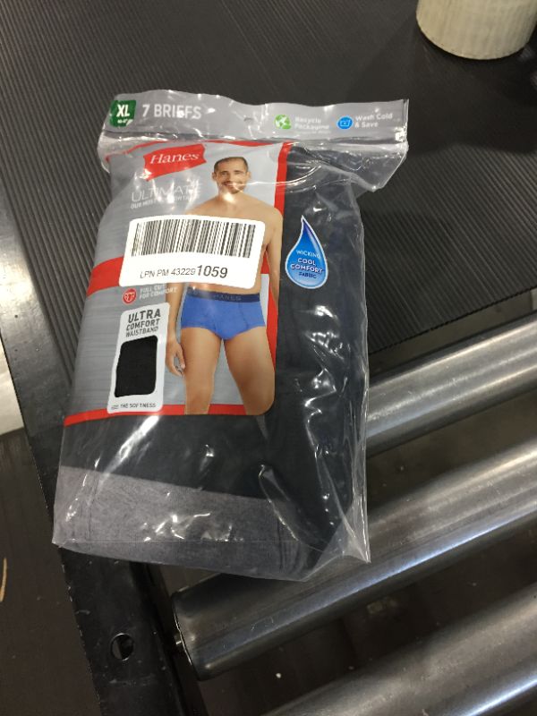 Photo 1 of Hanes Ultimate Men's FreshIQ ComfortSoft Briefs 7-Pack XL
