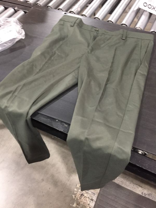 Photo 2 of Amazon Essentials Men's Slim-Fit Stretch Golf Pant, Olive, 34W X 30L
