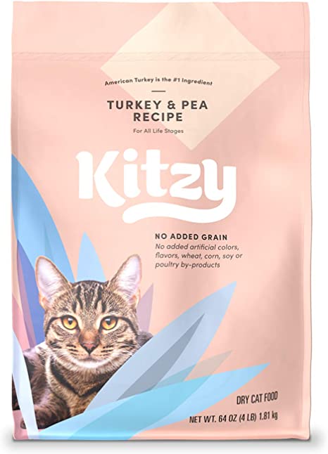 Photo 1 of AMAZON BRAND – KITZY DRY CAT FOOD, NO ADDED GRAINS (TURKEY/WHITEFISH & PEA RECIPE) BEST BY MAY 2022
