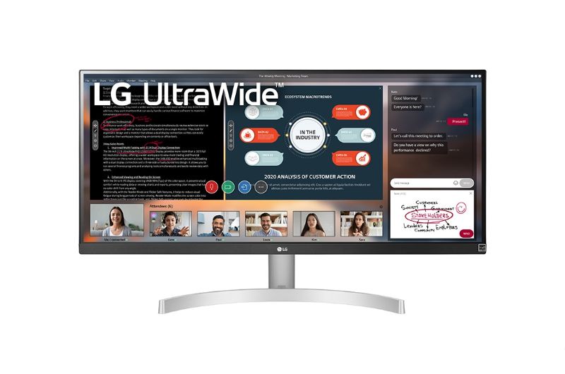 Photo 1 of LG 29WN600-W 29 inch 21:9 UltraWide WFHD IPS HDR10 Monitor with FreeSync
