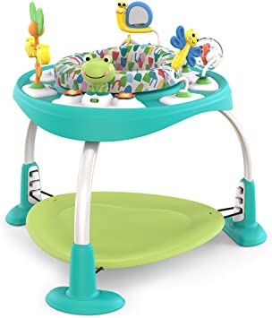 Photo 1 of Bright Starts Bounce Baby 2-in-1 Activity Jumper & Table, Playful Pond
