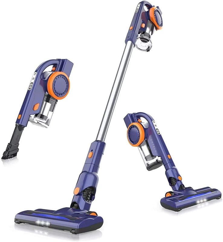 Photo 1 of Cordless Vacuum Cleaner - ORFELD 22000Pa Cordless Vacuum 6-in-1, Up to 50Mins Runtime, Powerful & Rechargeable Stick Vacuum, Lightweight Hardwood Floor Vacuum for Home Car Carpet Pet Hair
