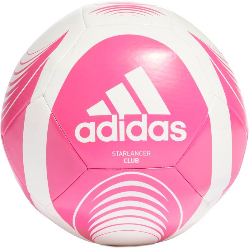 Photo 1 of Adidas Starlancer Club Soccer Ball - Pink/White-4
