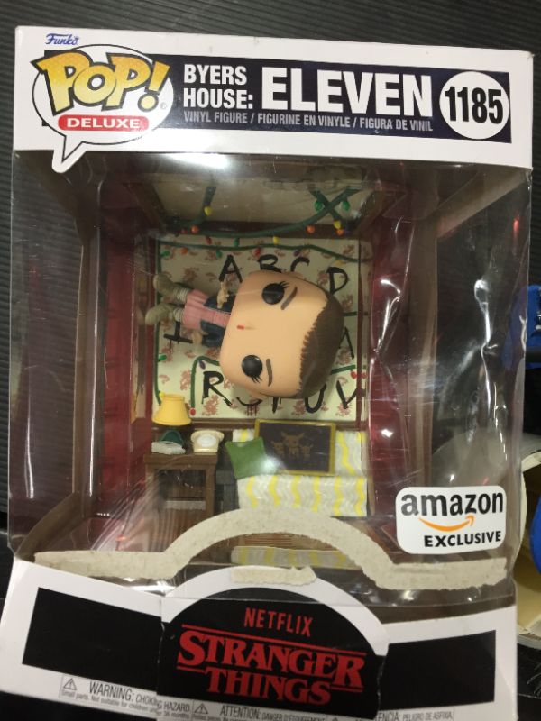 Photo 2 of Funko Pop! Deluxe: Stranger Things Build-A-Scene - Eleven, Amazon Exclusive, Vinyl Figure 1 of 4
