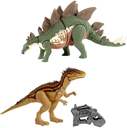 Photo 1 of ?Jurassic World Mega Destroyers Carcharodontosaurus Dinosaur Action Figure, Toy Gift with Movable Joints, Attack and Breakout Feature
