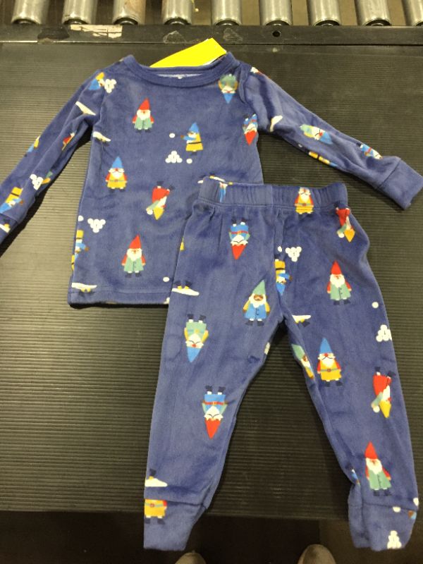 Photo 2 of 4 Pack - Kids' Gnomes Print Pajama Set - Cat & Jack™ Navy 18M

