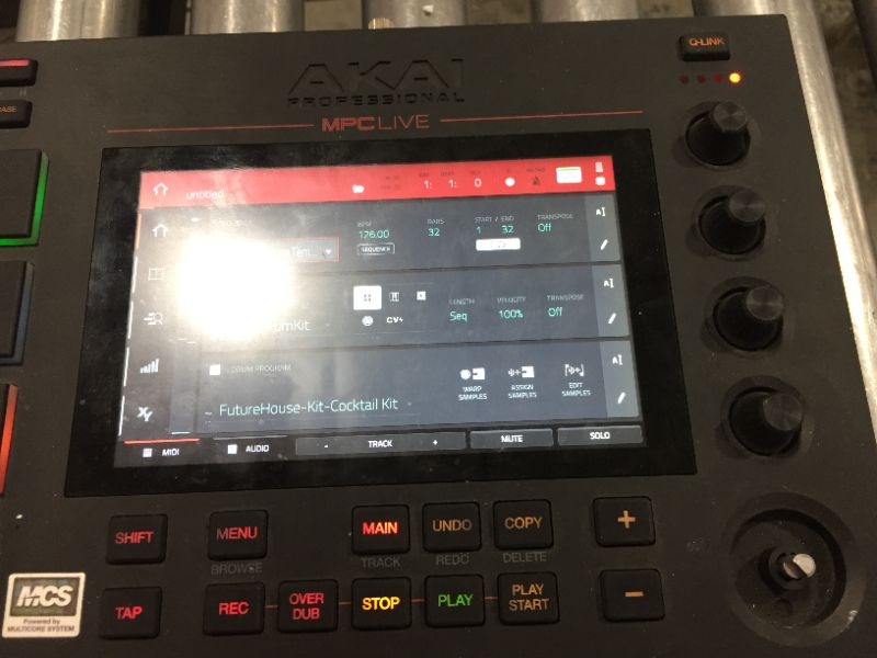 Photo 2 of AKAI Professional MPC Live II – Professional Battery Powered Drum Machine and Sampler With Speakers, Beat Pads, Synth Engines and Touch Display
