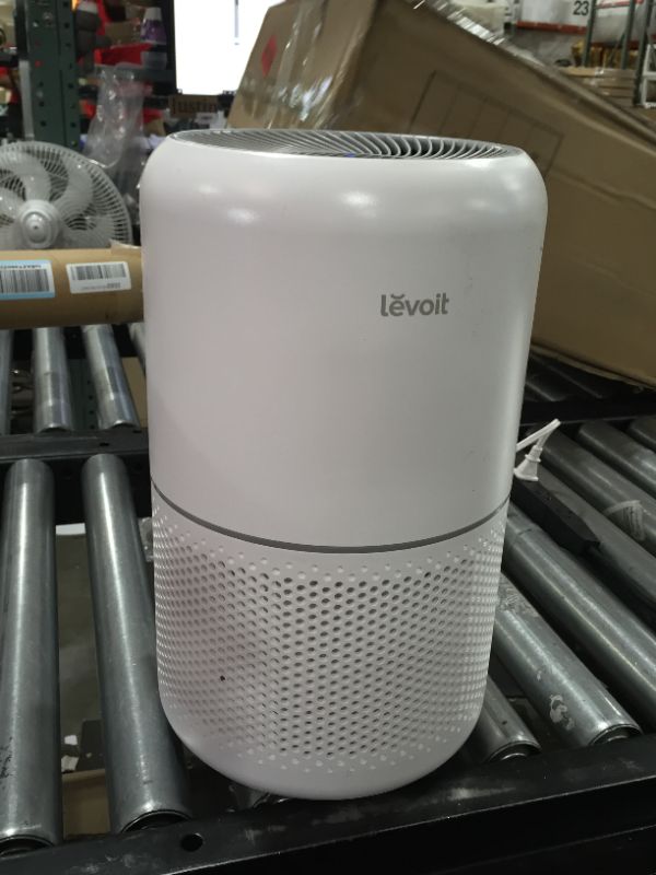 Photo 2 of LEVOIT Air Purifier for Home Allergies Pets Hair in Bedroom, H13 True HEPA Filter, 24db Filtration System Cleaner Odor Eliminators, Ozone Free, Remove 99.97% Dust Smoke Mold Pollen, Core 300, White
