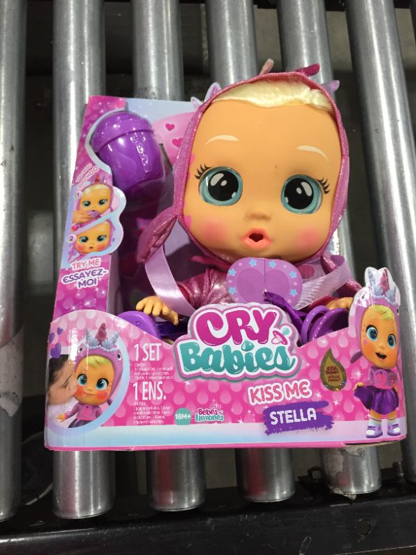 Photo 2 of Cry Babies Kiss Me Stella 12 Inch Baby Doll with Blushing Cheeks - Ages 18+ Months