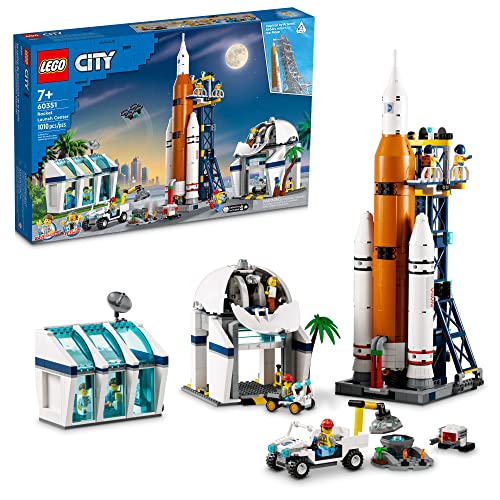 Photo 1 of LEGO City Rocket Launch Center 60351 Building Kit; NASA-Inspired Space Toy for Kids Aged 7 and up (1,010 Pieces)
