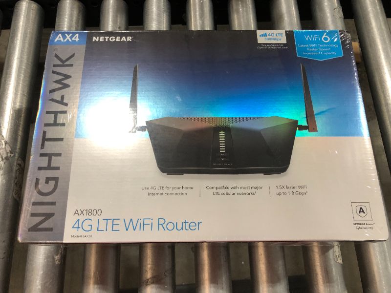 Photo 2 of Netgear LAX20 Wi-Fi 6 IEEE 802.11ax 1 SIM Cellular, Ethernet Modem/Wireless Router (923371)
