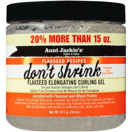 Photo 1 of Aunt Jackie's Flaxseed Don't Shrink Curling Gel - 15oz
