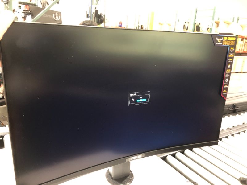 Photo 2 of ASUS TUF Gaming 32" 1440P HDR Curved Monitor (VG32VQ) - QHD (2560 x 1440), 144Hz, 1ms, Extreme Low Motion Blur, Speaker, Adaptive-Sync, FreeSync Premium, VESA Mountable, DisplayPort, HDMI
