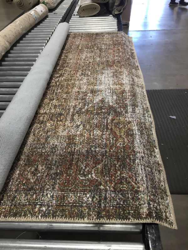 Photo 1 of Amber Lewis x Loloi Billie Collection BIL-06 Tobacco / Rust 6' x 9' Area Rug
