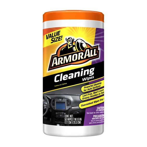 Photo 1 of Armor All Cleaning Wipes, 50 Count, Car Cleaning, Auto Detailing
