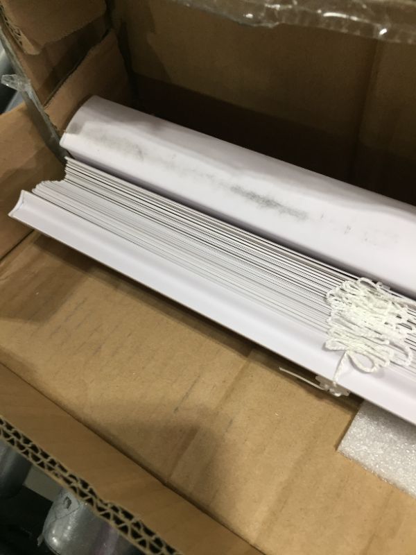 Photo 1 of CHICOLOGY Blinds for Windows , Mini Blinds , Window Blinds , Door Blinds , Blinds & Shades , Camper Blinds , Mini Blinds for Windows , Horizontal Window Blinds , Gloss White , 30"W X 36"H