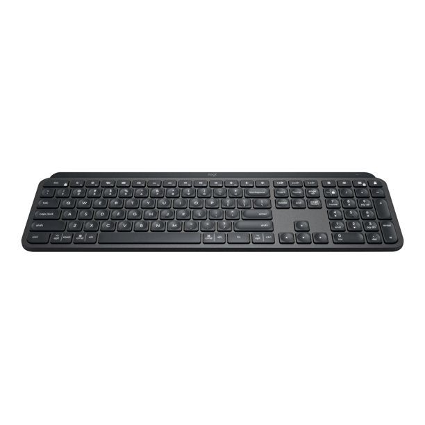 Photo 1 of Logitech MX Keys - Keyboard - backlit - Bluetooth, 2.4 GHz - QWERTY - US - graphite
