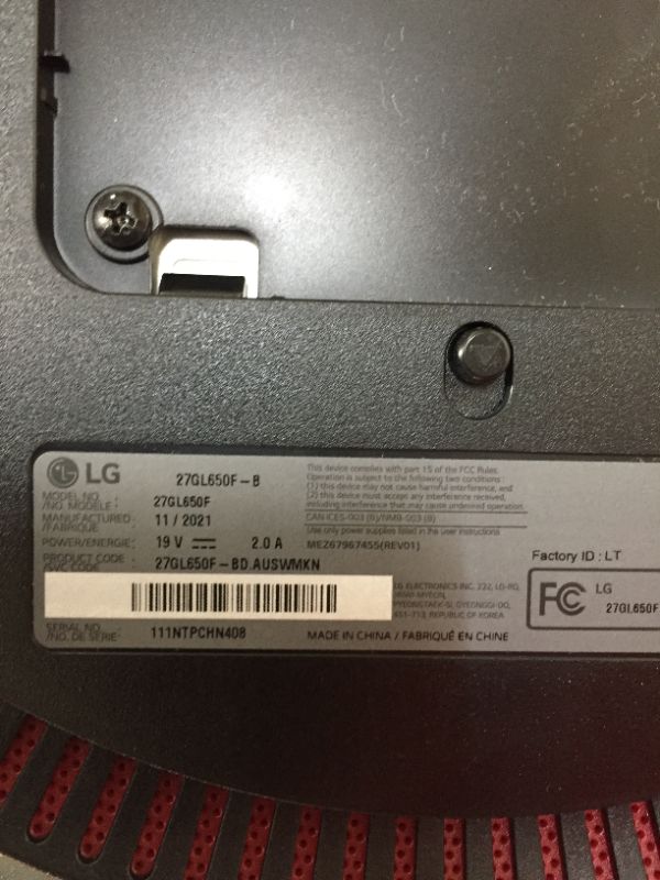 Photo 5 of LG 27 IPS HDMI 2, DISPLAY PORT
