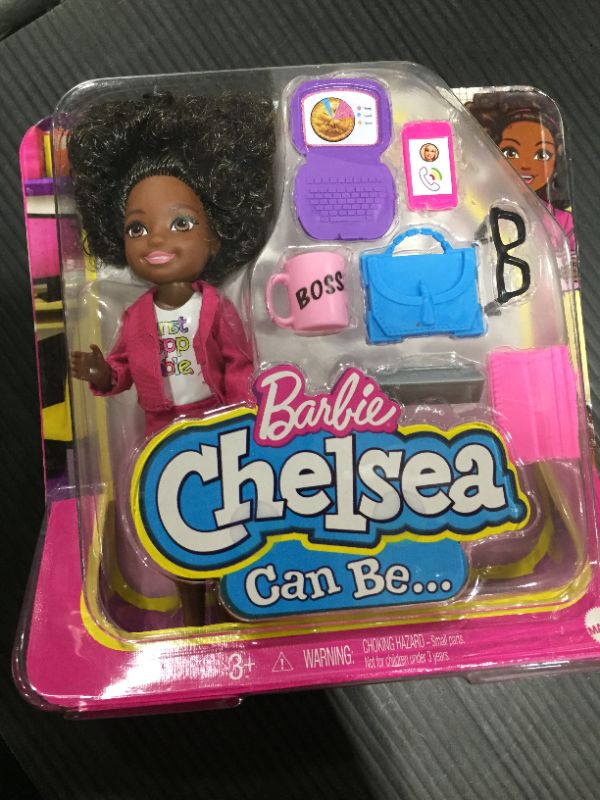 Photo 2 of ?Barbie Chelsea Can Be Boss Doll Playset
