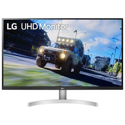 Photo 1 of LG - 32” UHD HDR Monitor with FreeSync - White

