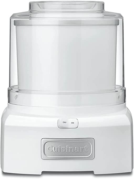 Photo 1 of Cuisinart ICE-21P1 1.5-Quart Frozen Yogurt, Ice Cream and Sorbet Maker, White
