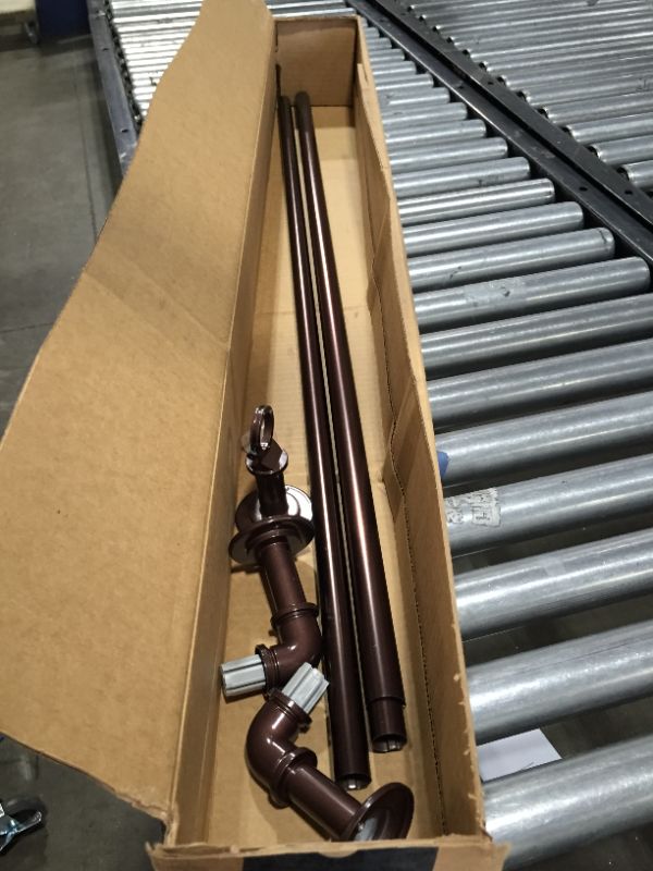 Photo 1 of 1" Blackout Curtain Rod 84-120 inch - Bronze
