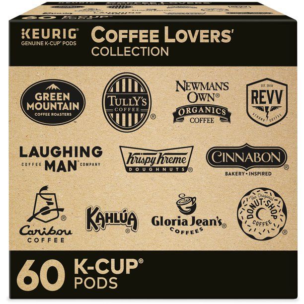 Photo 1 of 60 Ct Keurig Coffee Lovers' Collection Variety Pack K-Cup® Pods. Coffee - Kosher Single Serve Pods, EXP 8.2021