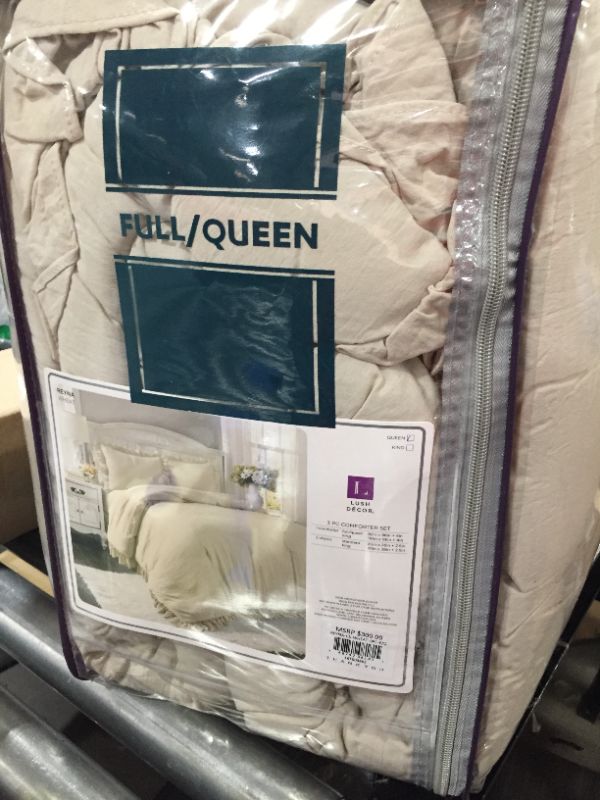 Photo 1 of 3pc Reyna Comforter & Sham Set - Lush Décor
