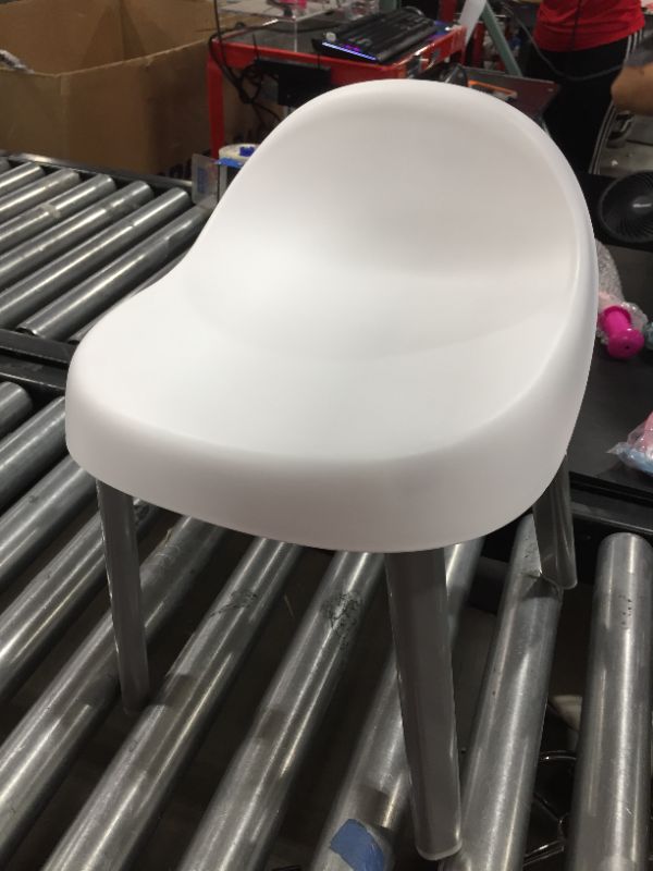 Photo 1 of 15" white and grey childrens chair