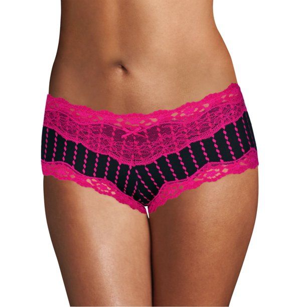 Photo 1 of Maidenform Womens Cheeky Scalloped Lace Hipster - Best-Seller, SIZE 9
