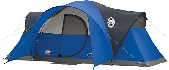 Photo 1 of Coleman Camping Tent | 8 Person Montana Cabin Tent with Hinged Door
