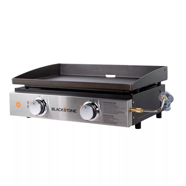 Photo 1 of Blackstone 2-Burner 22 Tabletop Griddle with Stainless Steel Front
