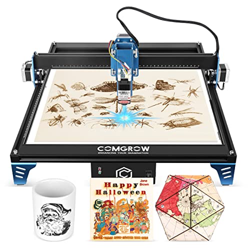 Photo 1 of Comgrow COMGO Z1 1.6W Laser Engraving Machine, COMGO Z1 Laser Master for Dog Tag Wood Kraft Paper Card Compact Desktop Laser Carving Etcher Printer Personalized Engraving Tool(COMGO Z1 1.6W)
