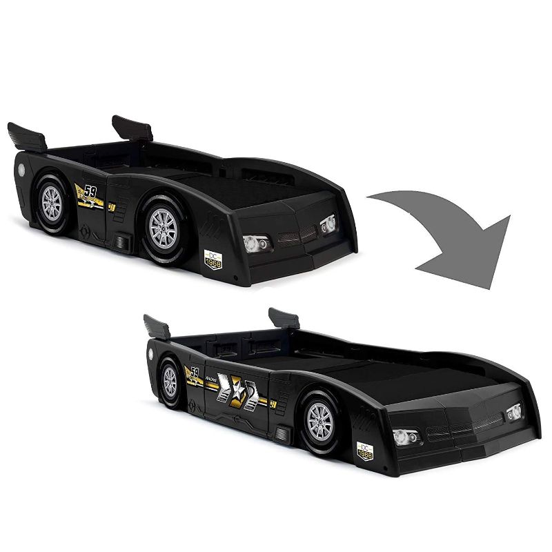 Photo 1 of Delta Children Grand Prix Race Car Toddler Bed - Black 