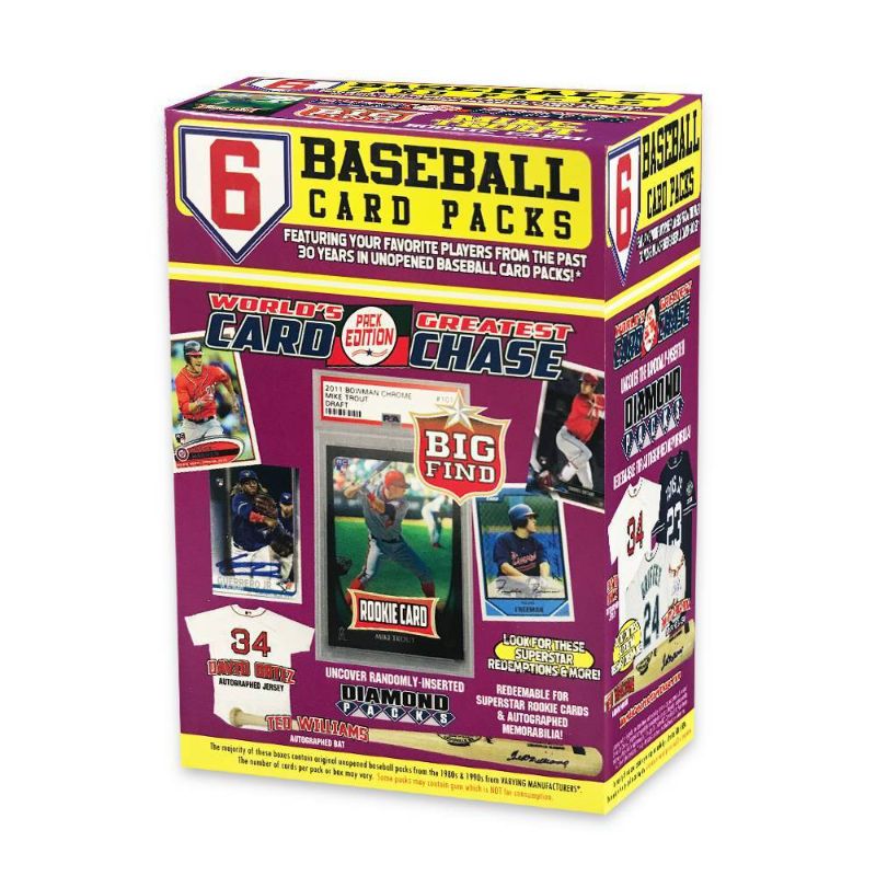 Photo 1 of 2022 Baseball World's Greatest Chase Baseball Trading Card Blaster Box
